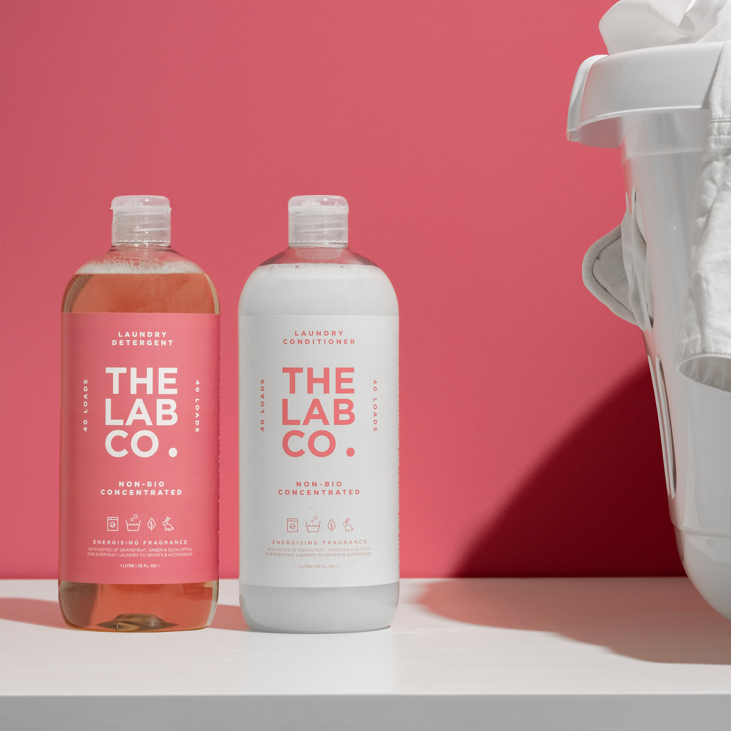 Energising Laundry Detergent & Fabric Conditioner 1 Litre Duo