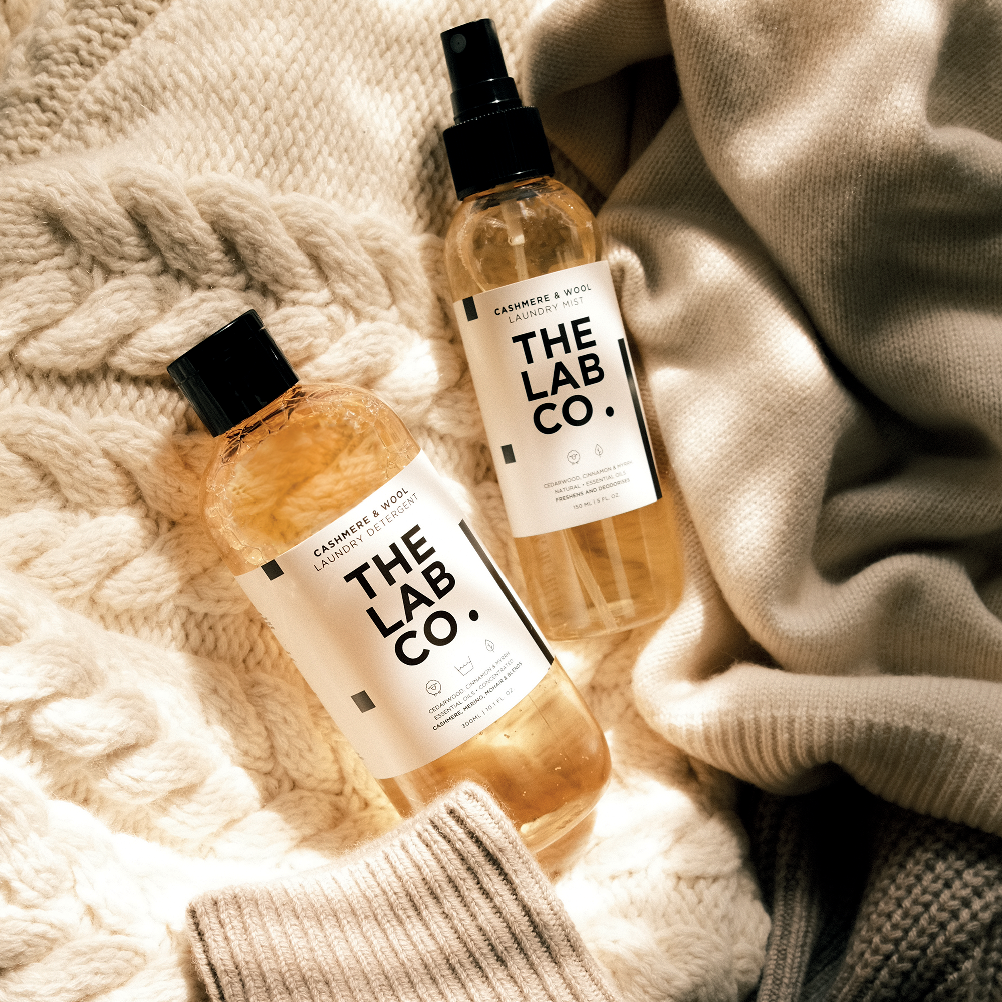 Wool Care - Wool Detergent & Cashmere Care Duo