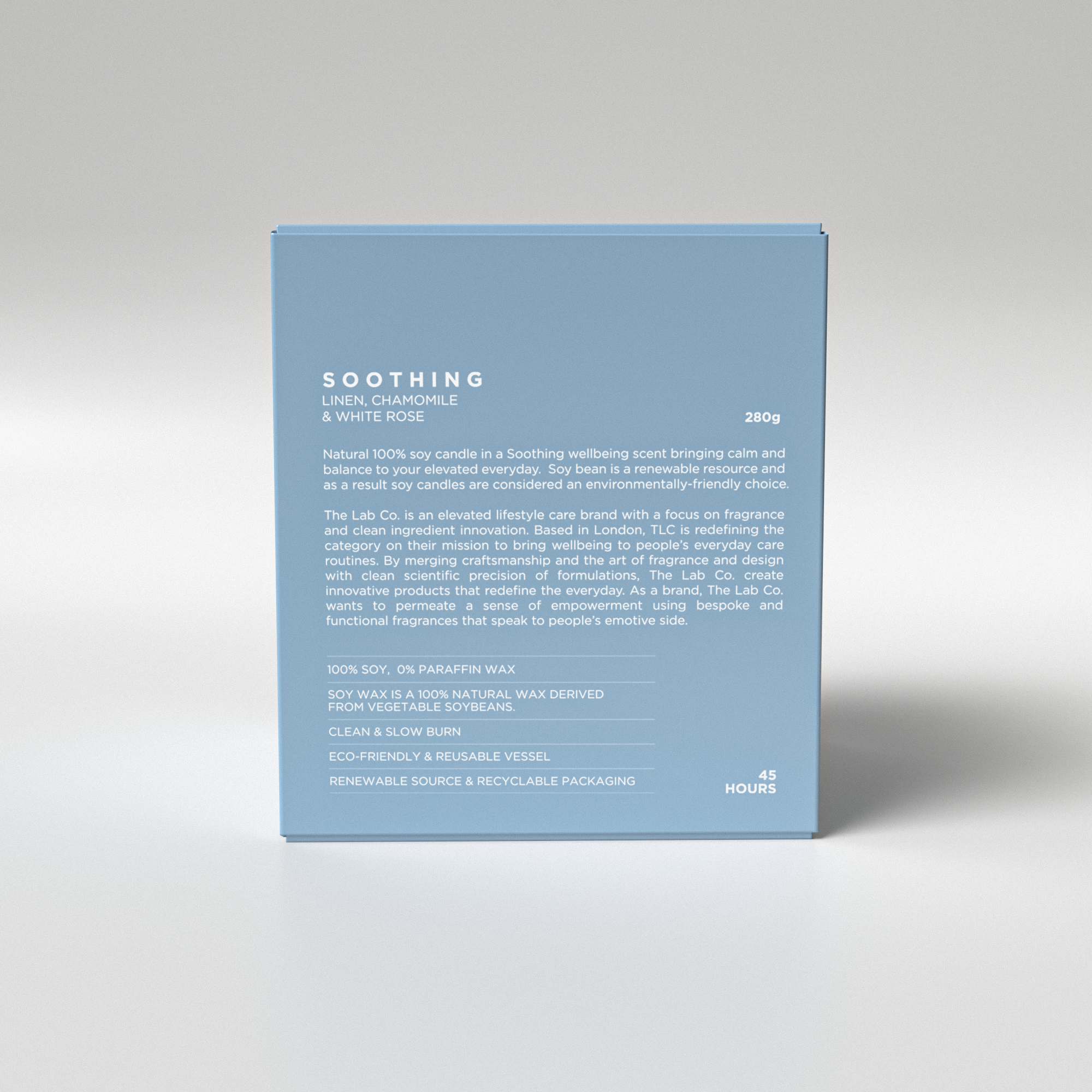 Soothing 100% Soy Wax Candle 280g