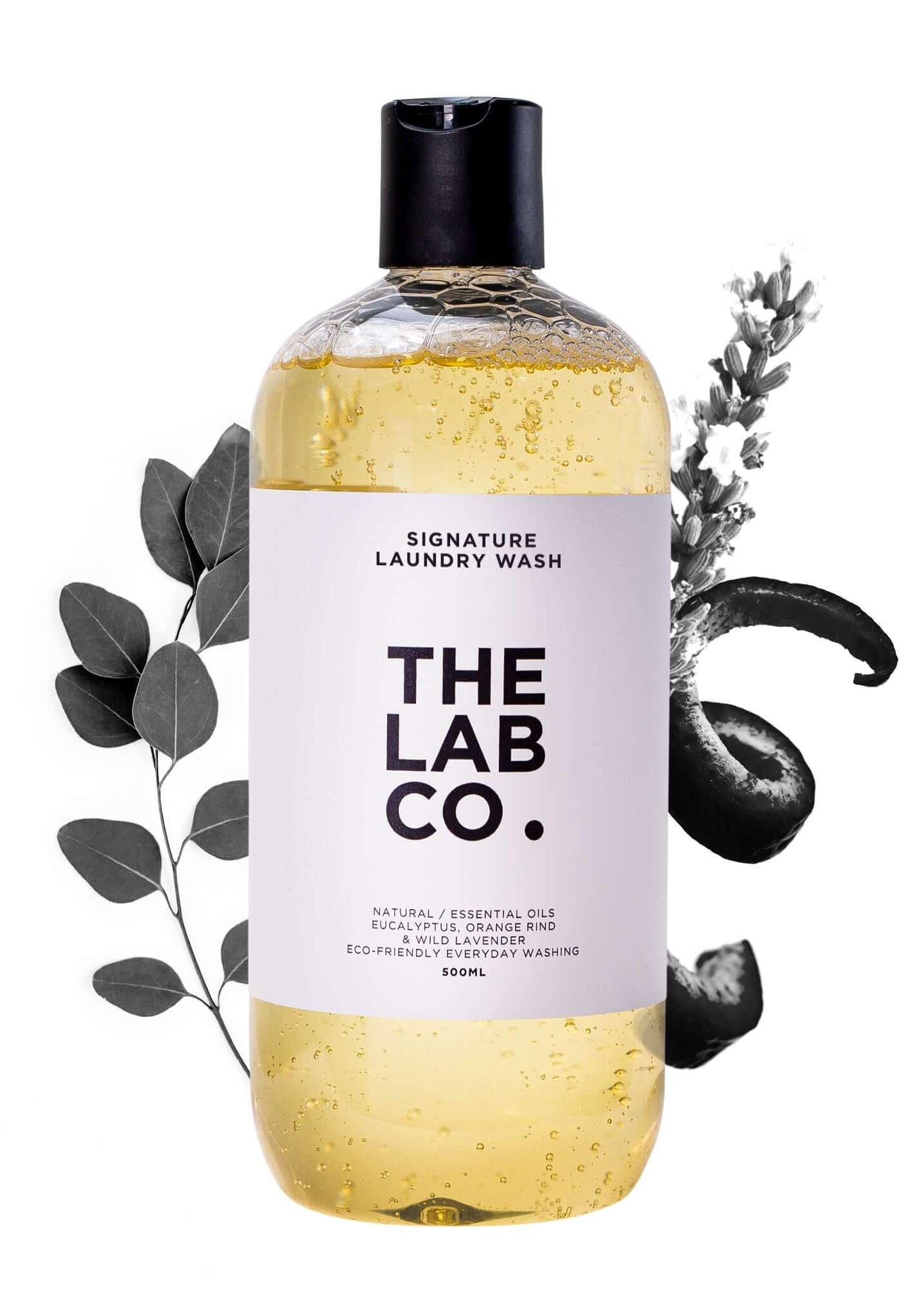 Signature Laundry Wash 500ml with ingredients